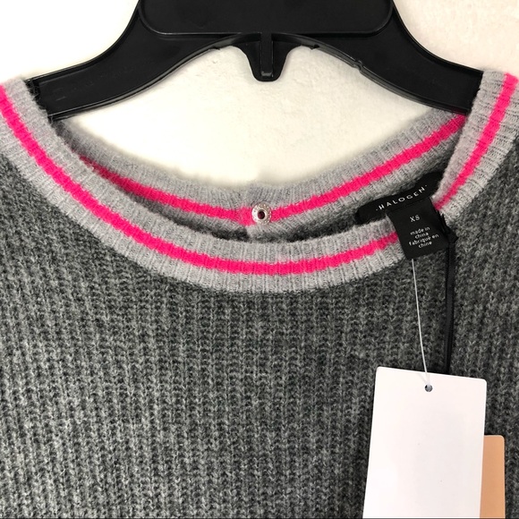 Halogen Heather Balloon Sleeve Sweater XS S - Picture 4 of 6